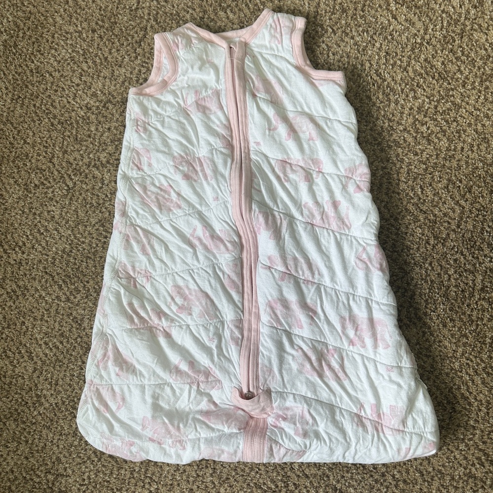 Burt’s Bees Elephant Print Sleepsack